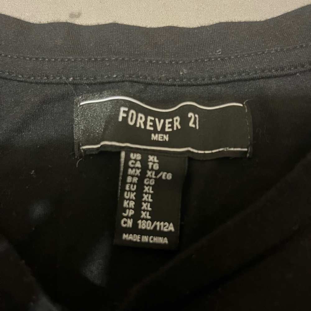 Black shirt with holes for men